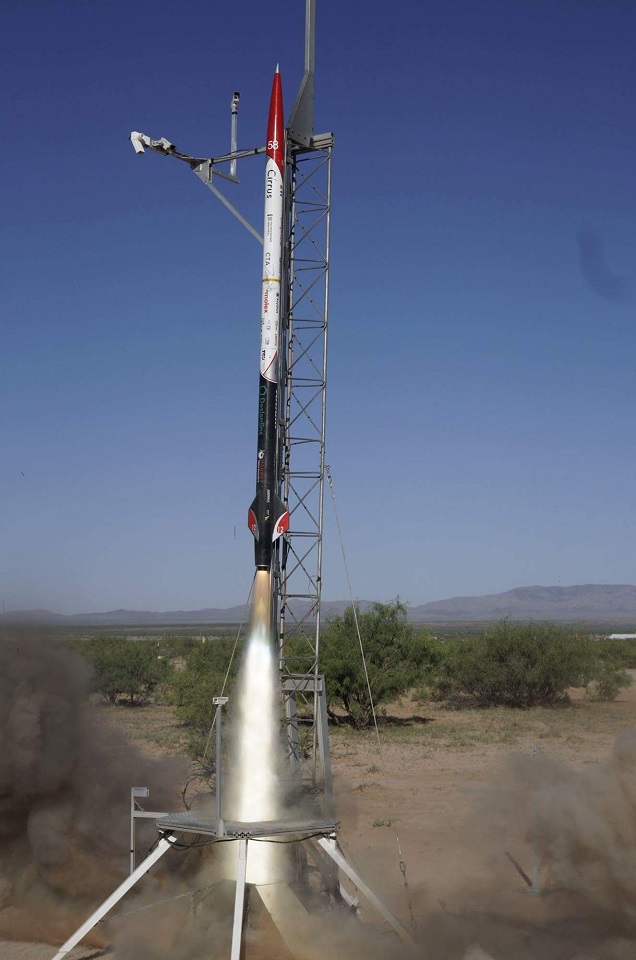 VOL DE COMPÉTITION: Vol 1 - 23 juin 2018, 2e Spaceport America Cup, Spaceport America, NM